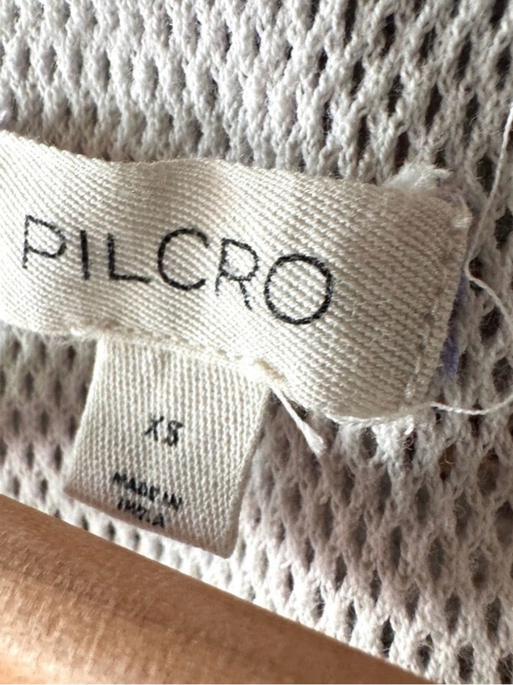 Anthropologie Pilcro Mesh Ringer Tee XS Pastel Floral Watercolor Festival Boho - Picture 4 of 5